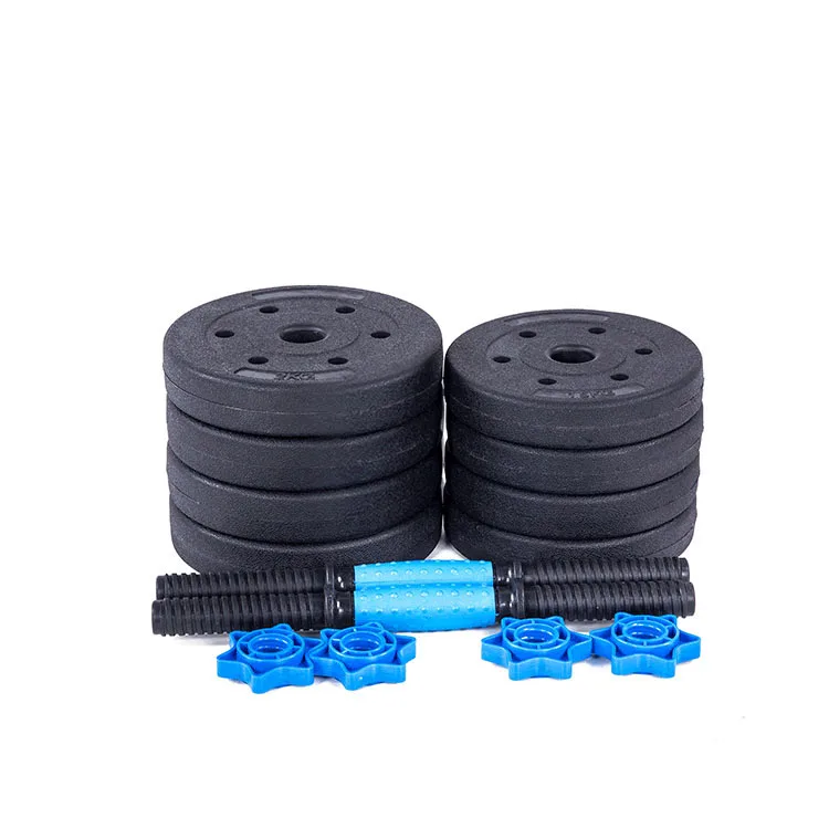 Гантели с пластиковым покрытием, экологически чистые гантели, мужские фитнес-тренировки мышц