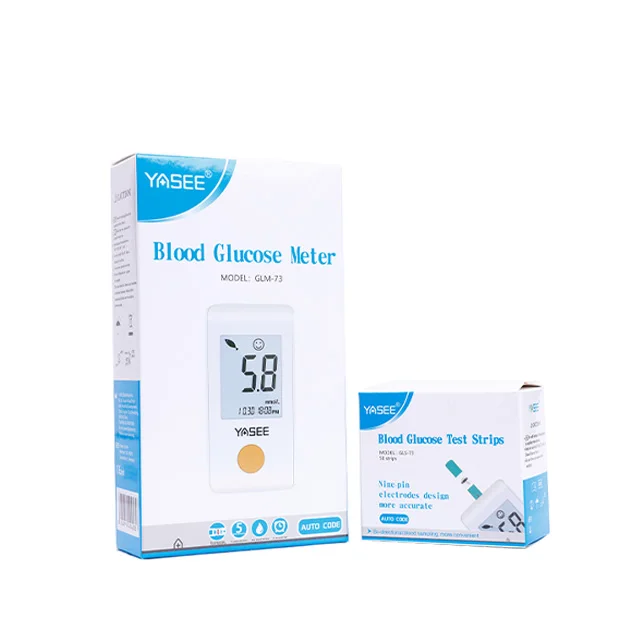 glucose flow meter glucometro con tiras y lanzetas glucose test meter