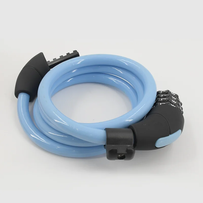 Bicycle lock Anti-theft 4 Foot Pvc Coating Steel Anti-scratch Coating Mountain Road Bike Bicycle Cable Lock