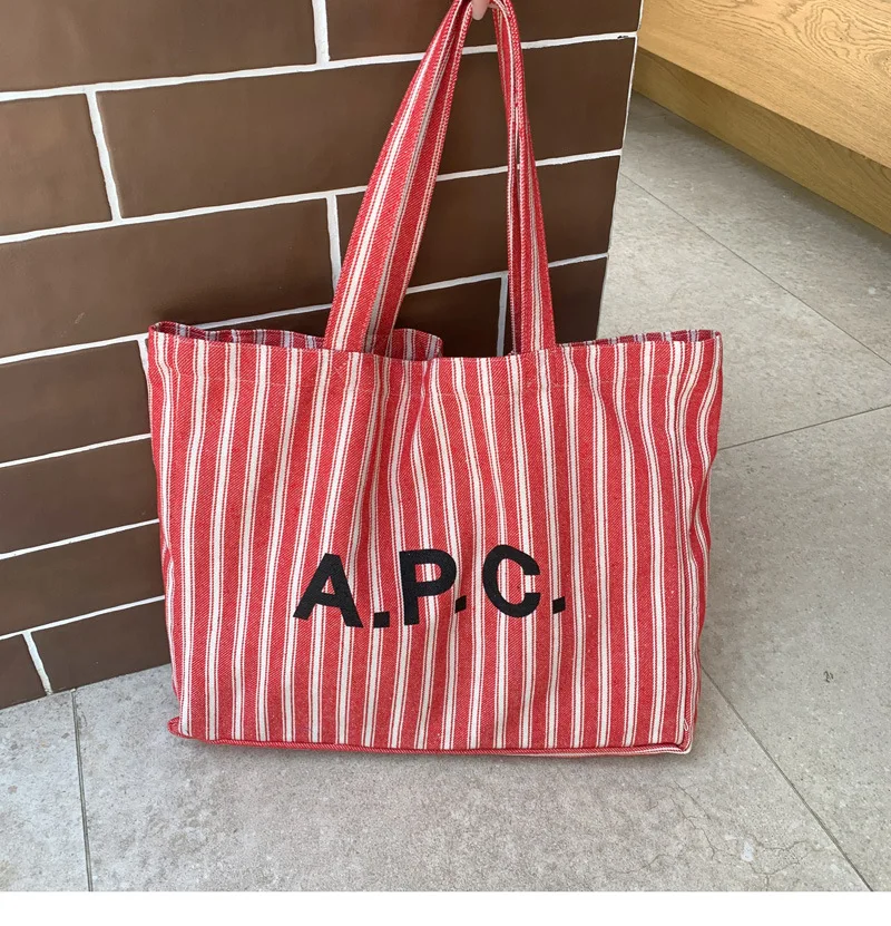Custom printed logo waterproof extra large summer striped pool bag for women 2023 beach canvas tote bag with pocket zipper