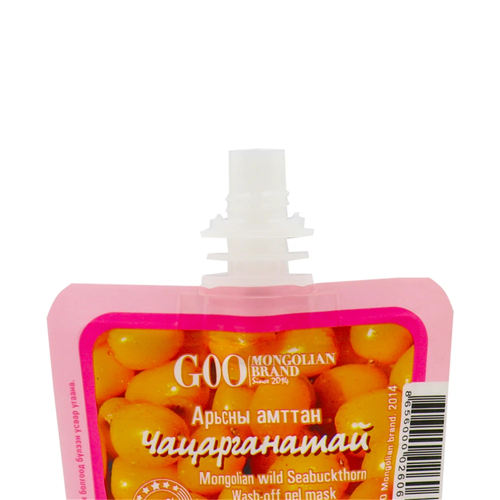 Cosmetics Bag Detergent Liquid Packaging Clear Front Foil Back Drink Spouted Stand Up Pouch Bag For Juice Filling With Nozzle