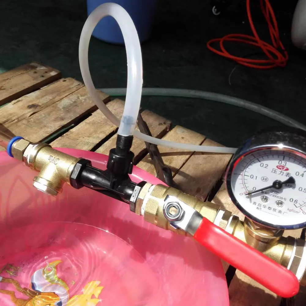 Ejector venturi  ozone parts with check valve and built-in corrosion resistant stainless steel spring