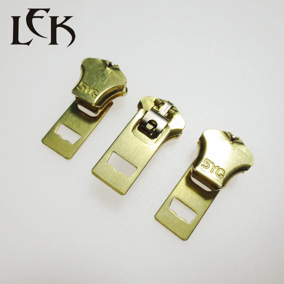 Оптовая продажа, латунные застежки-молнии, квадратный съемник, ползунок для книг, аксессуары для подгонки, слайдер на молнии