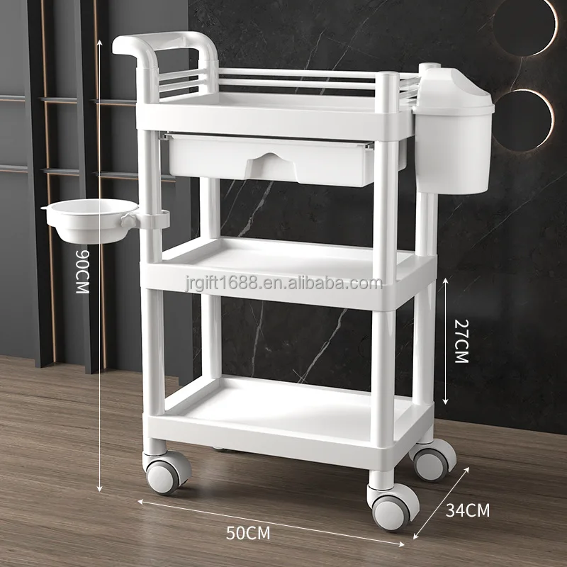 Wholesale Multifunction Cart Facial Trolley Salon Furniture Hair Beauty Salon Trolley Cart