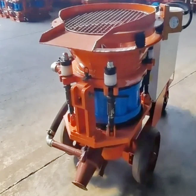 200m High Pressure Dry Concrete Shotcrete Mortar Spraying Pump Machine for sale