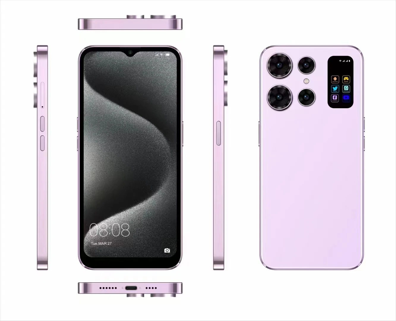Cellphone S24+ Ultra 16GB+512GB Smartphone Unlocked dual card 5G Phones Android 13.0 Mobile phones