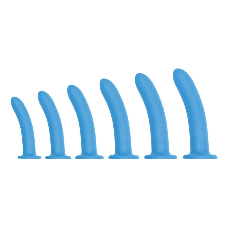Professional Pelvic Floor Muscle Exerciser Men Medical Device for Pelvic Pain Relief Sizes 1-8 Silicone Dilators for Women