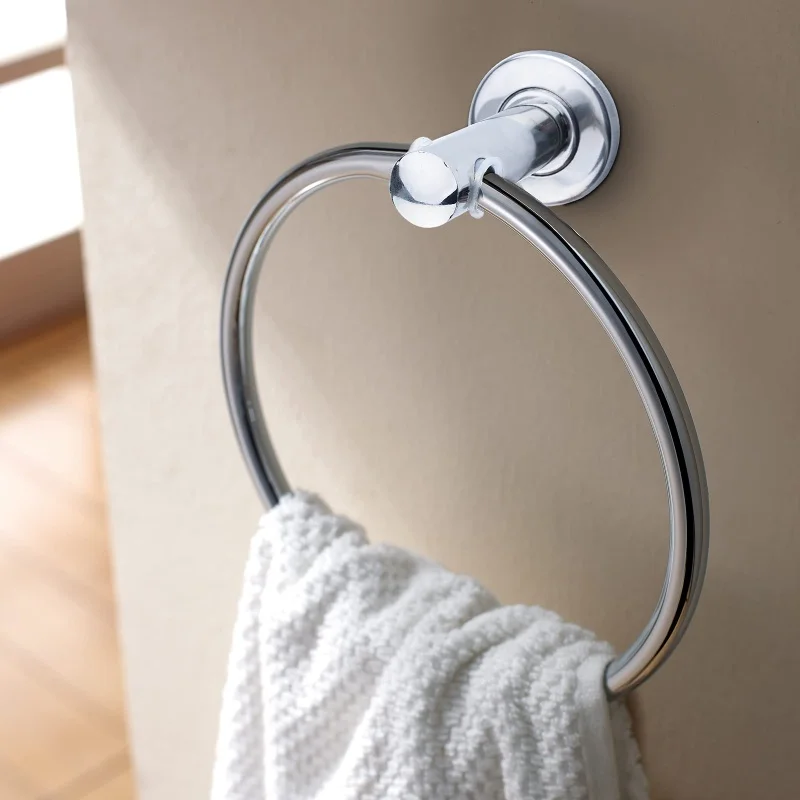 Towel Rack Stainless Steel Hotel Wall Mounted Towel Drying Rack Towel Ring