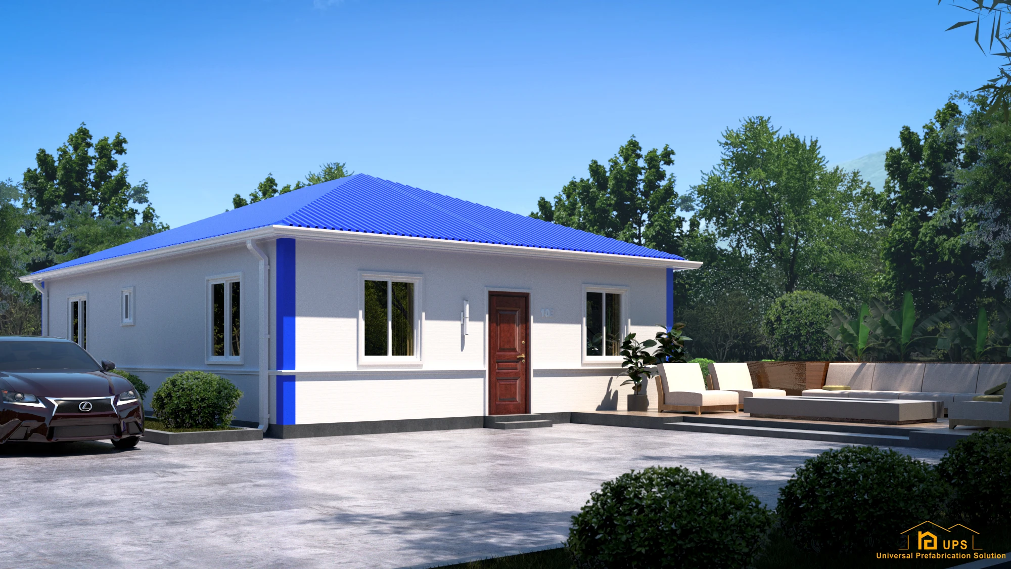 Стандартный современный роскошный сборный дом сделано в Китае