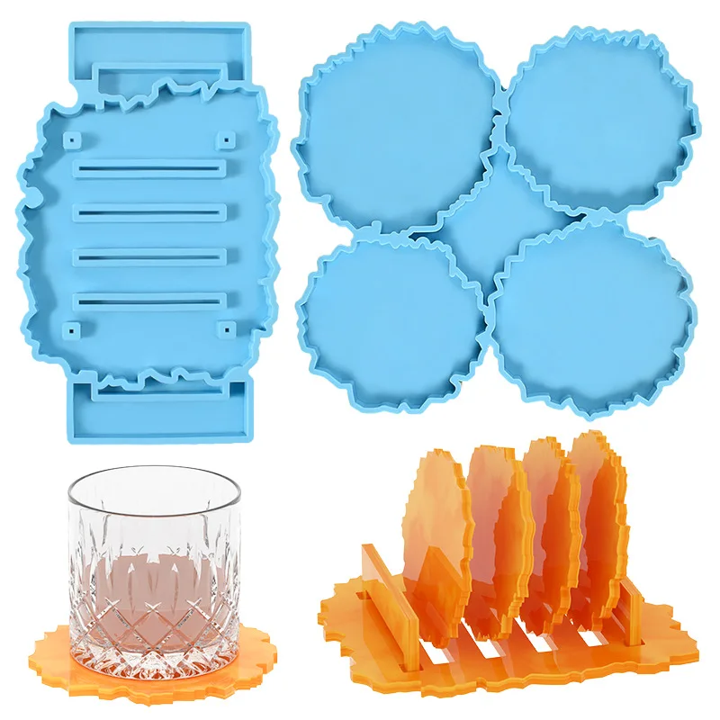 Wholesale Factory Customized DIY Tray Coaster Silicone Mold for Epoxy Resin