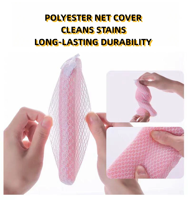 Kitchen Dish Washing Net cloth sponge Cleaning Pad Non Scratch Scrubbing Washing All-Purpose Sponges Scrub and Scrubbers