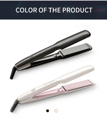 Pencil Flat Iron and MCH Hair Straightener Ceramic Coating Plate Flat Iron,Fast Heating with LED Display
