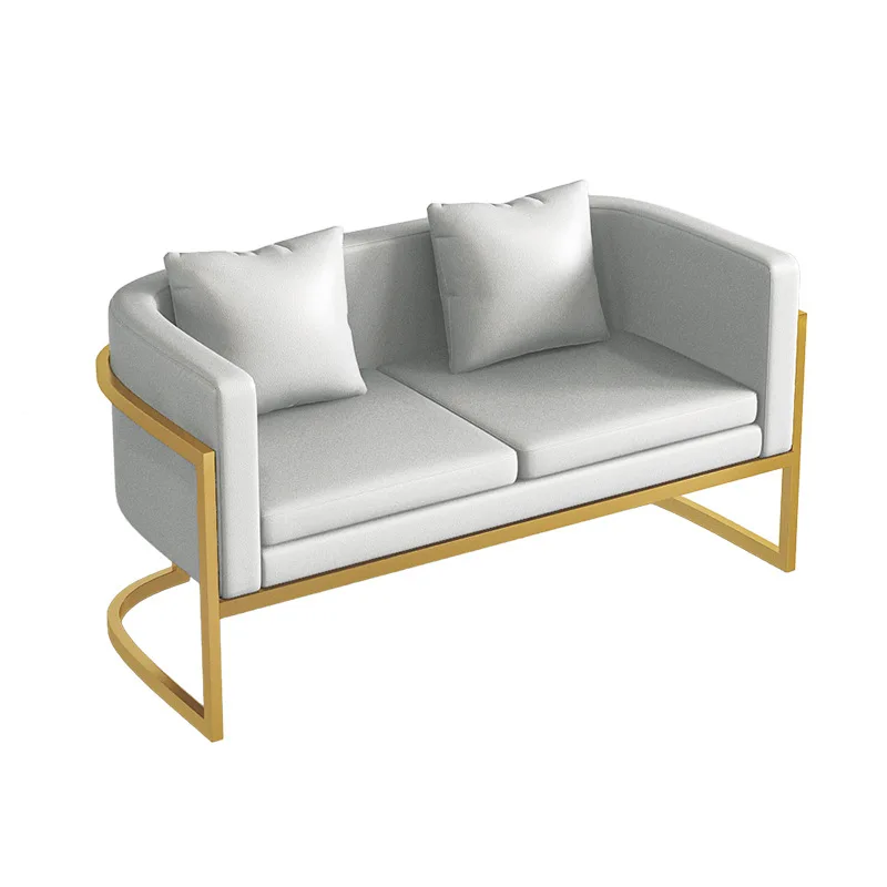 modern design commercial furniture cafe shop cafe table set Reception 1 2 3 seater leather sofa  restaurant sets