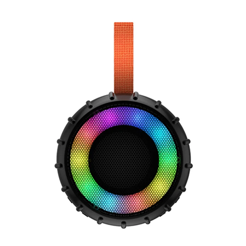 IPX6 Waterproof LED Colorful Speaker Portable Mini Wireless BT Speaker For Outdoors And Sports