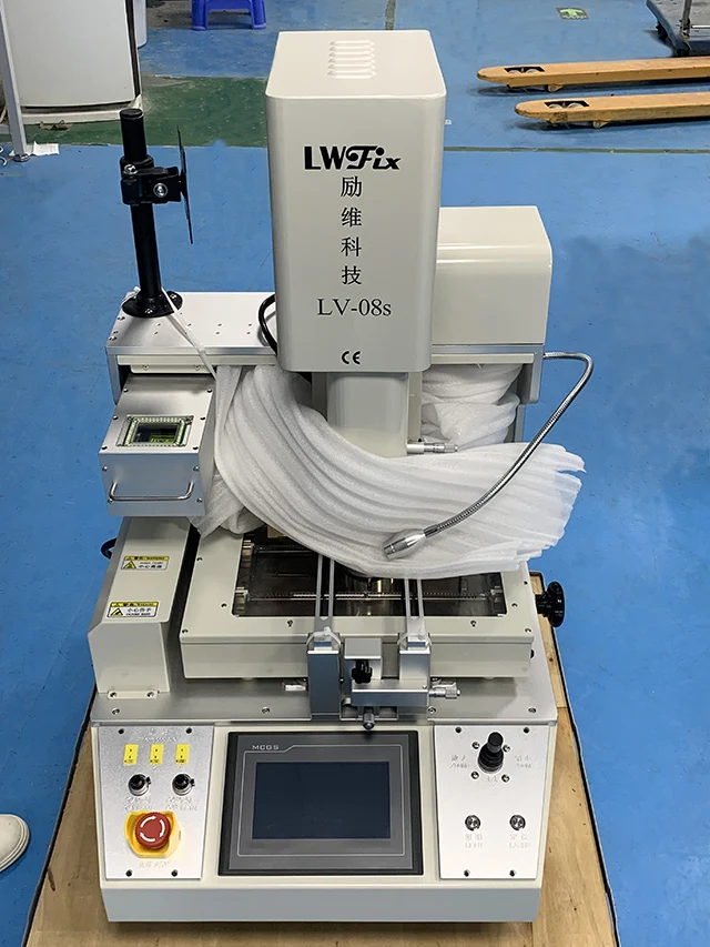 08S BGA Rework Station Precision Soldering Desoldering Three-Temperature-Zone Optical Alignment Construction Chip Repair