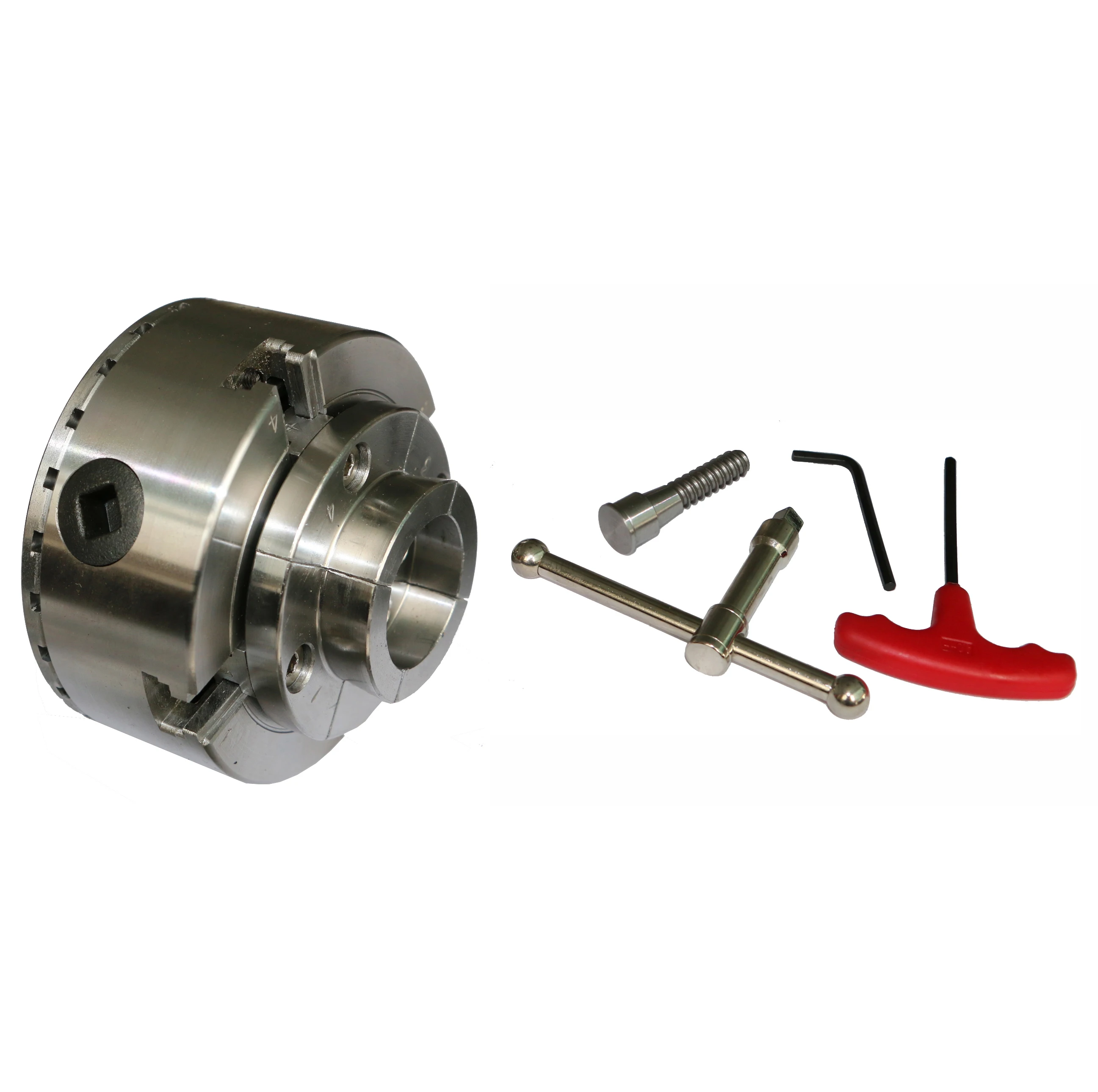 Wood turning lathe chuck 4 inch 4 jaw self centering chuck for wood lathe