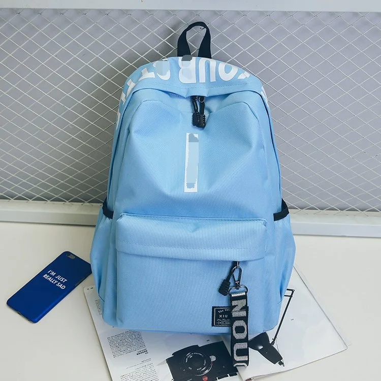 2024 New Backpack For Men And Women Middle And High School Students High Capacity Korean Campus Canvas Backpack