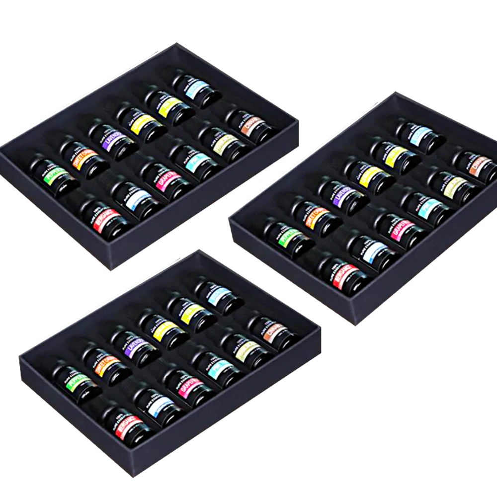 
12pack Aromatherapy Essential Oil Set Pure Essential Oils for Diffuser, Humidifier, Massage, Aromatherapy, Skin & Hair Care 
