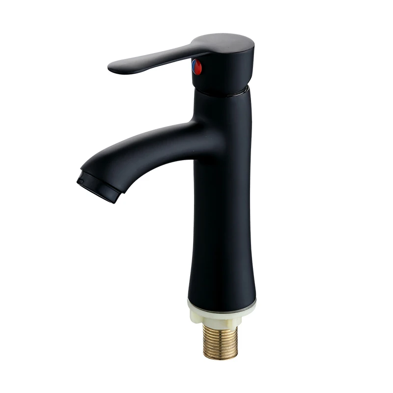 Bathroom Waterfall Tap Single Handle Deck Mounted Outdoor Zinc Body Wash Basin Faucet