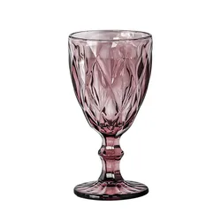 Wholesale Old Fashion Goblet Thick Wine Glass Tazas Wedding Reusable Champagne Wine Glass Cup