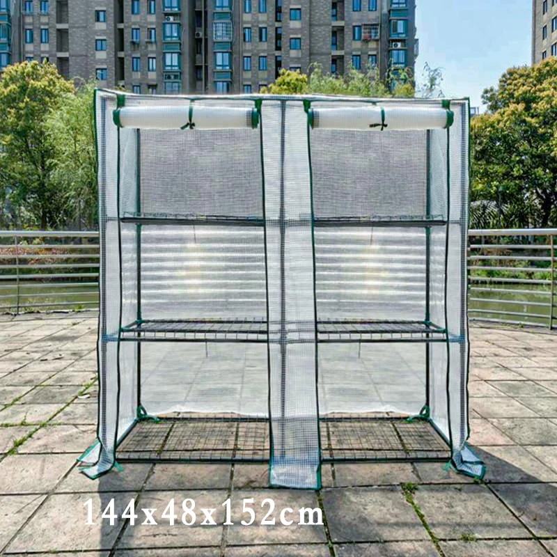 2025 Hot Sale Mini Garden Greenhouse Home Garden Outdoor Sheet Portable Walk-In Green House for Plants Flowers