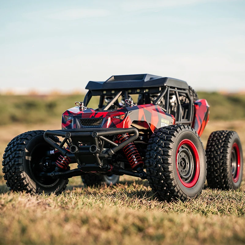 1/16 4*4 new fully simulated throttle steering very fast speed 7.4V brushed motor power remote control military off-road truck