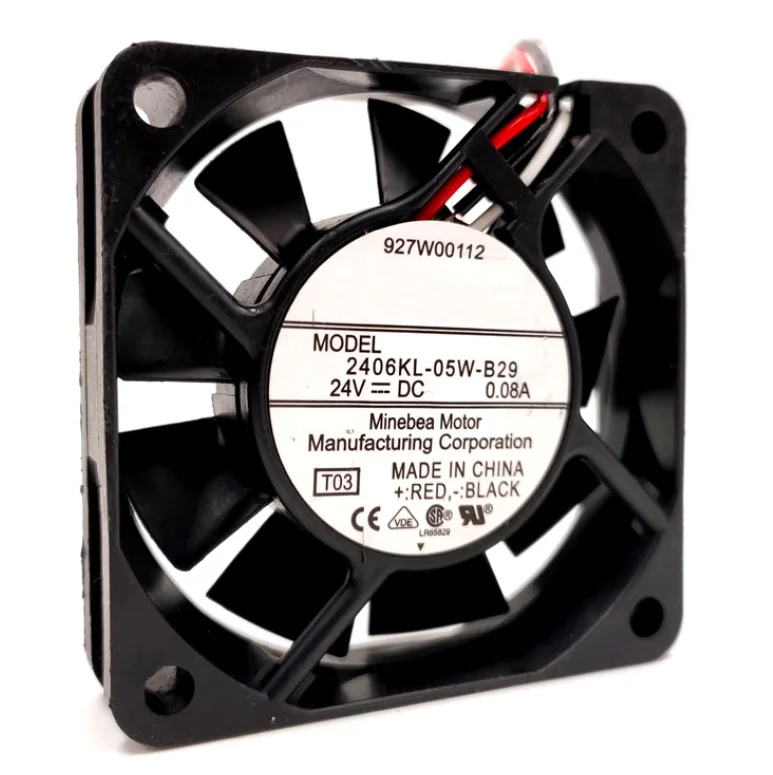 Электронные компоненты 2406KL-05W-B29 24V 0.08A 1,92 W 6015 3-жильный рассеивания тепла вентилятор осевой вентилятор