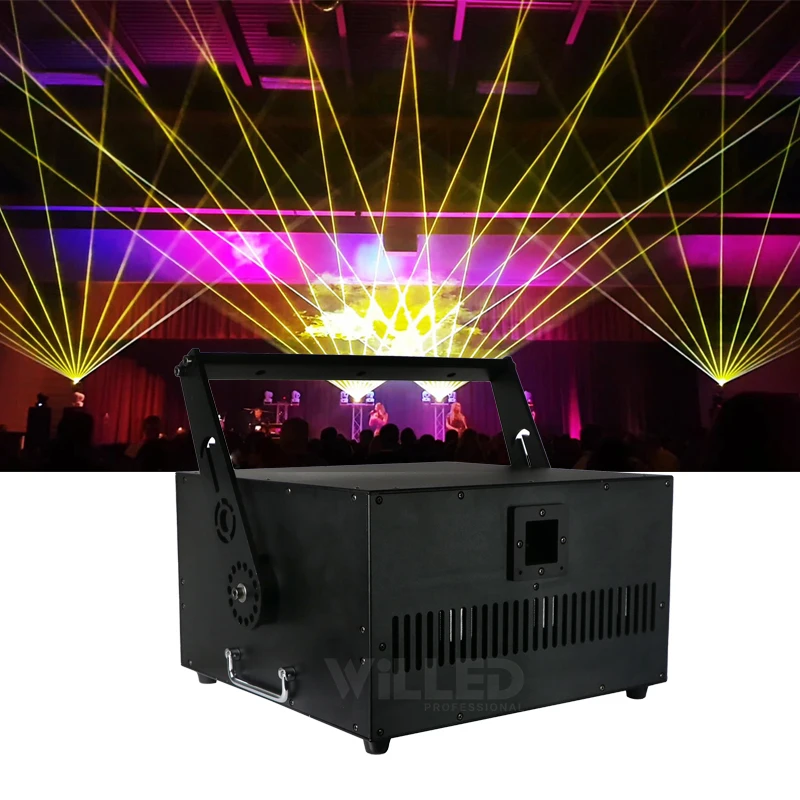 Full color RGB 3in1 Laser Projector Show Animation ILDA Disco DJ light 35kpps 30w Laser Light