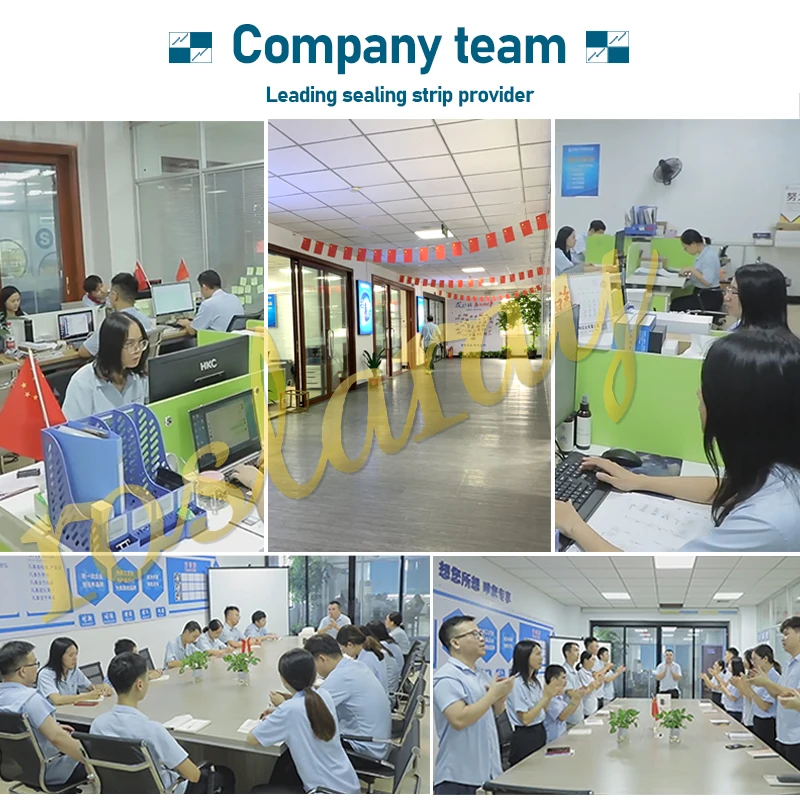 Seal Strip Factory Rubber Gasket Aluminium Door and Windows Apposite Slotted Door Rubber EPDM