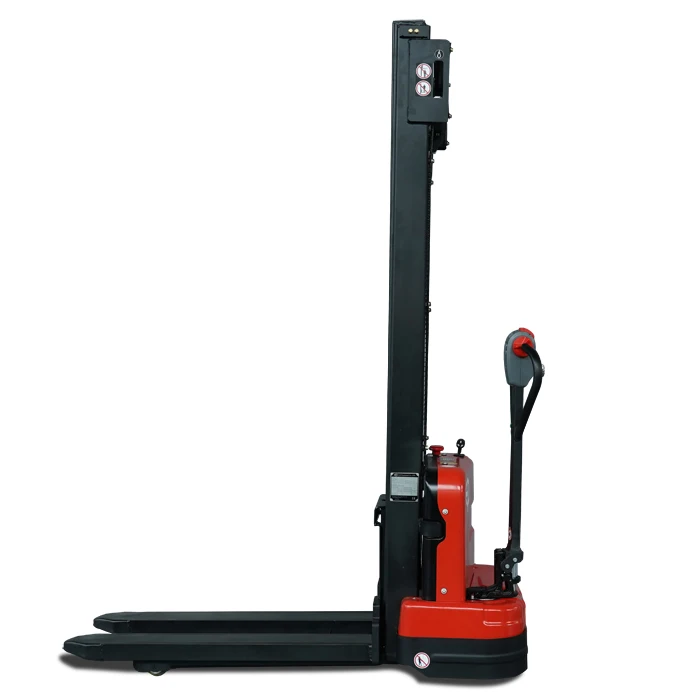 High quality 1400kg electric stacker automatic pallet truck electric stacker forklifts