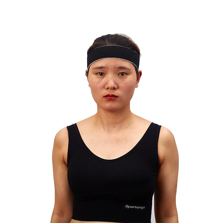 High Quality Non-Slip Colour Adjustable Soft Sport Headband For Men