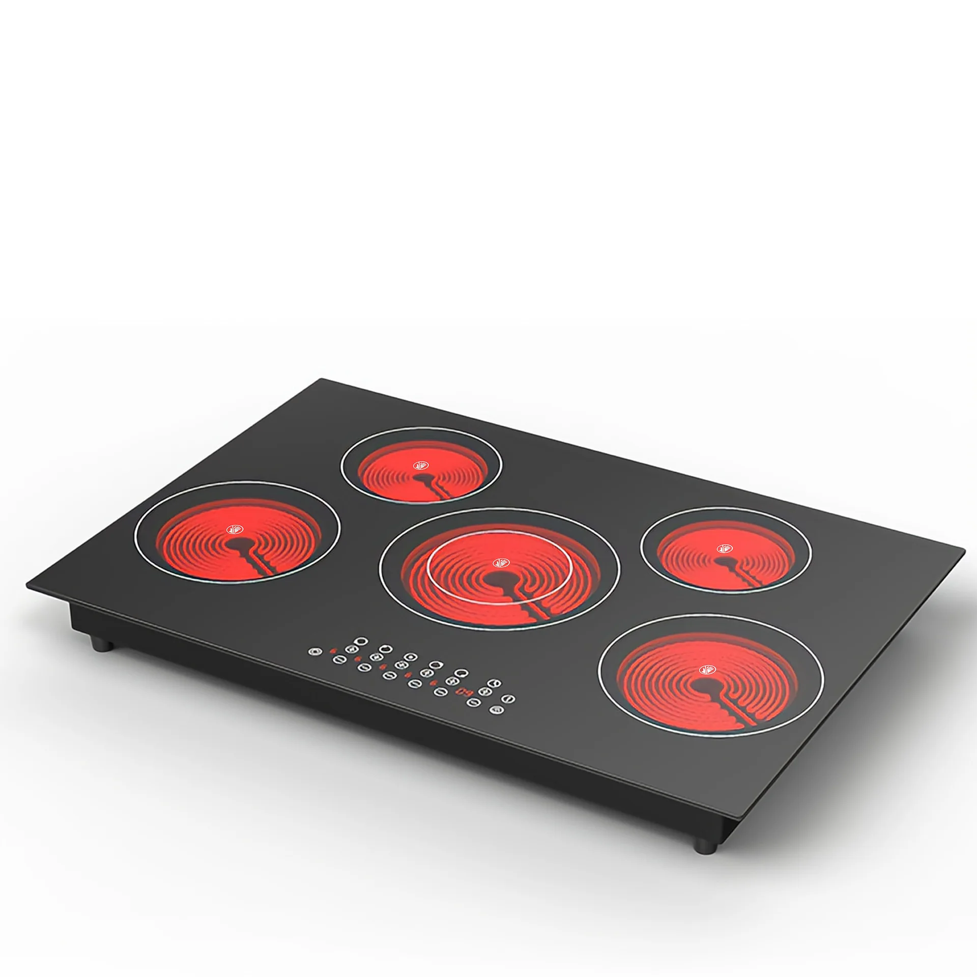 Electronic Stove Ceramic 4 Electric Hotplate Cooker with Electric Stove with Germany IGBT CE EMC Built in Hob 4 Zone Household