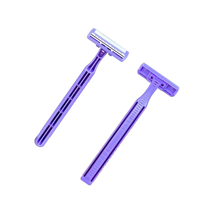 twin blade Razor with lubricating strip WL-N234L