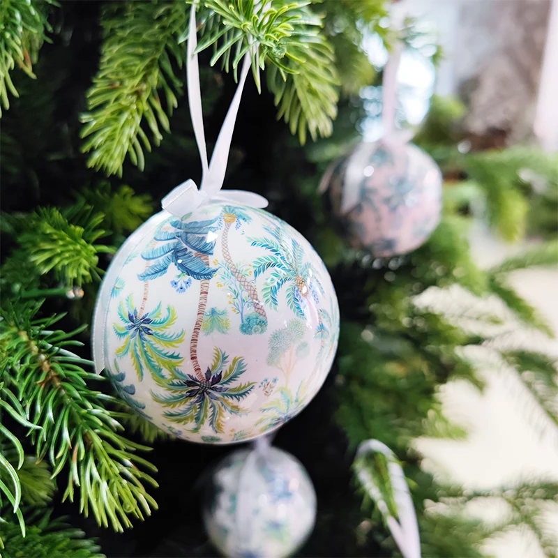 Floral Foam Ball Customized Factory Wholesale High Quality Christmas Foam Ball Ornaments DIY Logo Christmas Decoration
