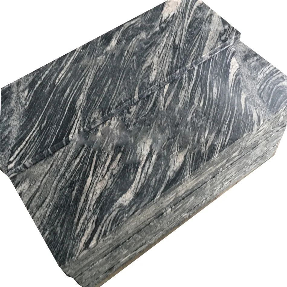 China Juparana Grain Grey Granite Tiles for Building Decoration