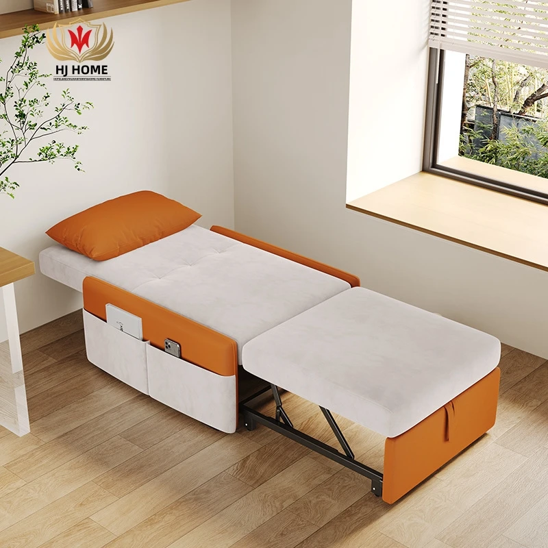 HJ HOME Sleeper Chair Foldable Sofa bed furniture modern 3-in-1Condo Sets Daybed Tri-Fold Convertible Sofa Cum Bed