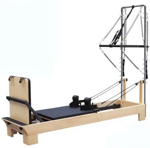 Pow Gym Classic Body Exercise Machine Portable factory Price Pilates Bed Fitness Equipment Wood Pilates Reformer