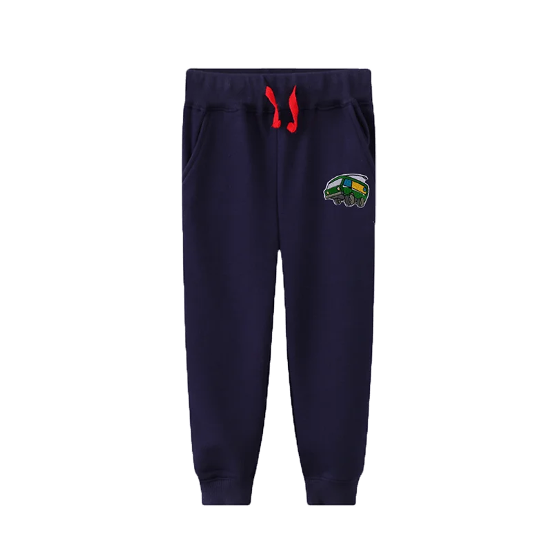 Custom Comfy Organic Cotton Hip Hop Kid Straight Leg Harem Trousers Children Boy Pants For School Track