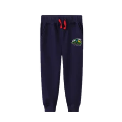 Custom Comfy Organic Cotton Hip Hop Kid Straight Leg Harem Trousers Children Boy Pants For School Track