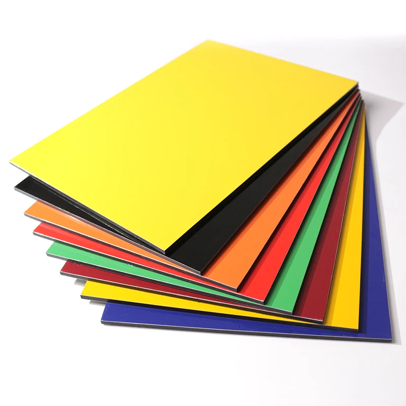 ALUSHINE ACP Glossy PVDF Coating 2/3/4/5/6mm 3d Exterior/interior Wall Cladding Sheets ACP Aluminum Composite Panels