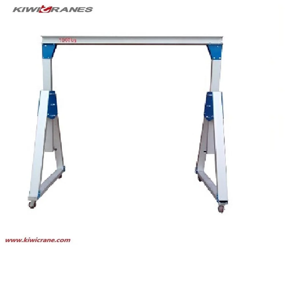 small portable gantry crane 500kg 6m with hoist