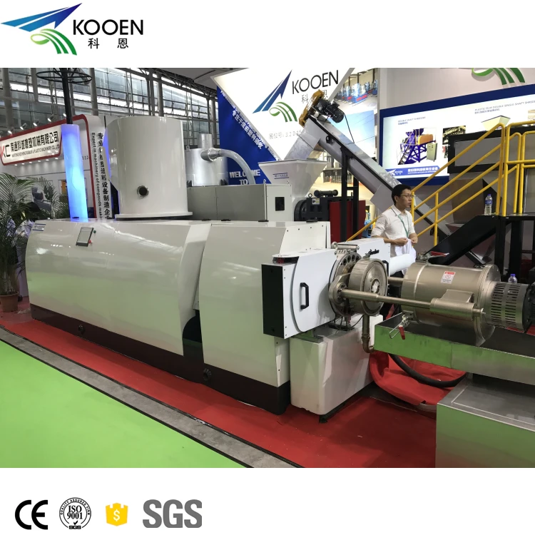 Double Stage Twin Screw ZL Series Pellets Granules Plastic Recycling Granulator