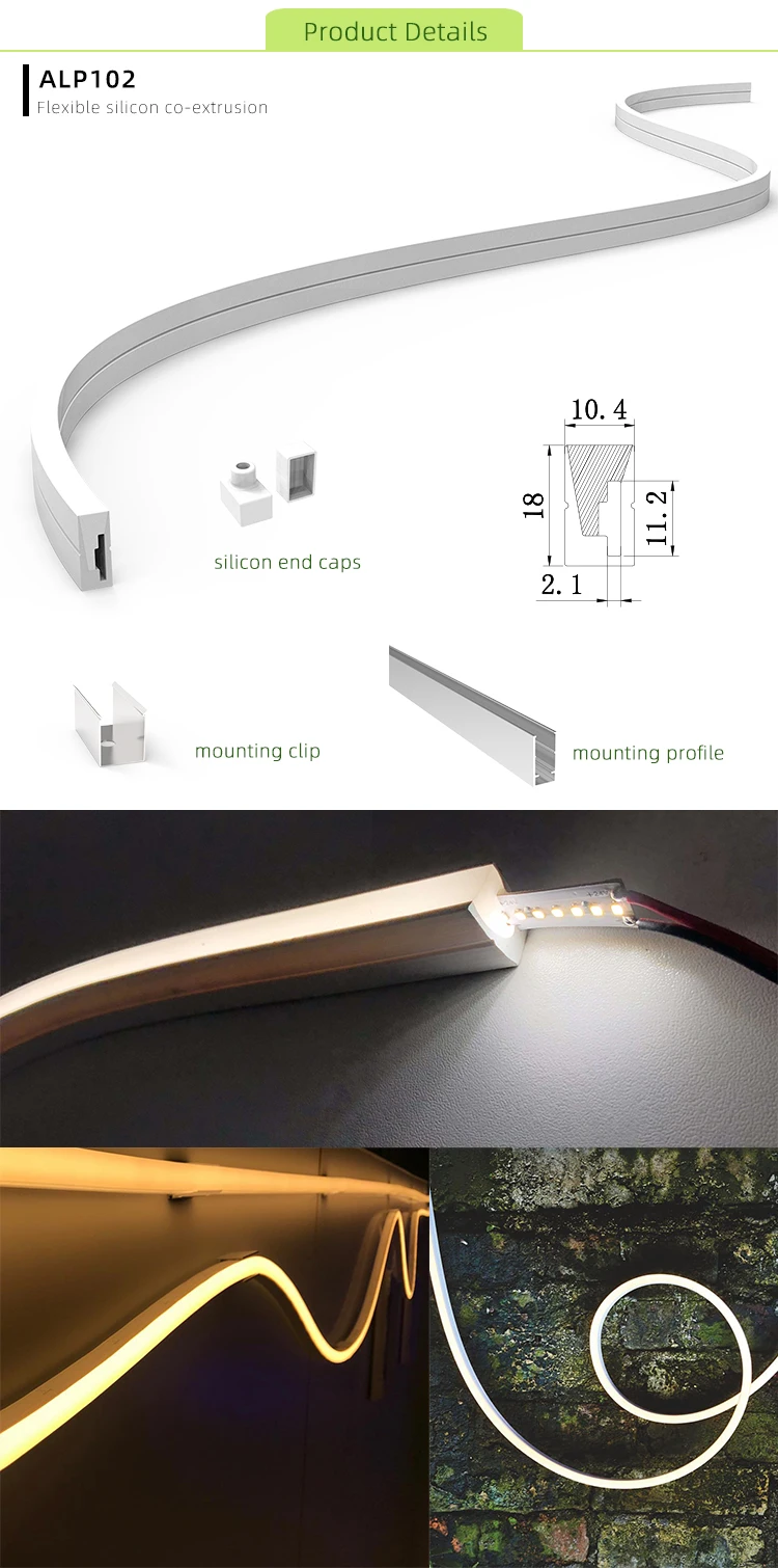 
5m/roll Flexible Silicon Profile 
