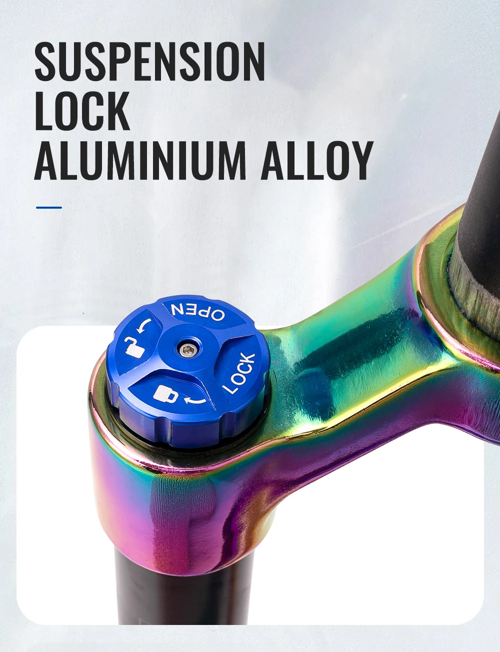 Aluminum alloy fork for bicycle  MTB front Air fork 27.5 29er mountain bike Suspension shock absorber damping disc brake tapered