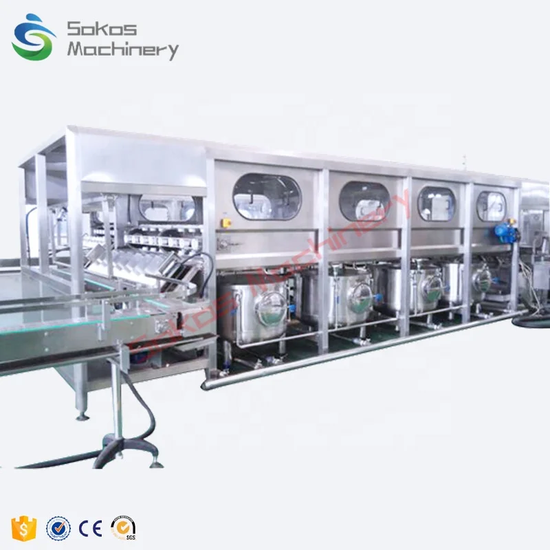 Автоматическая 19 литровая машина для наполнения бутылок воды для галлонной производственной линии воды