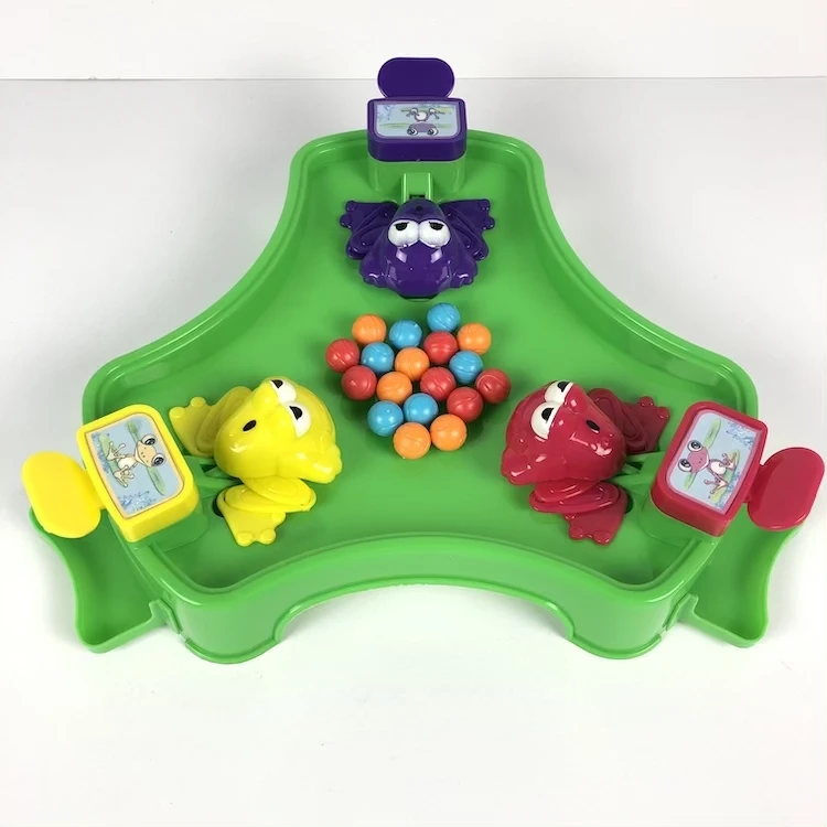 Toys Novelty Crazy Frog Toy Eat The Beads Feeding Hungry Frog For Kids Board Game
