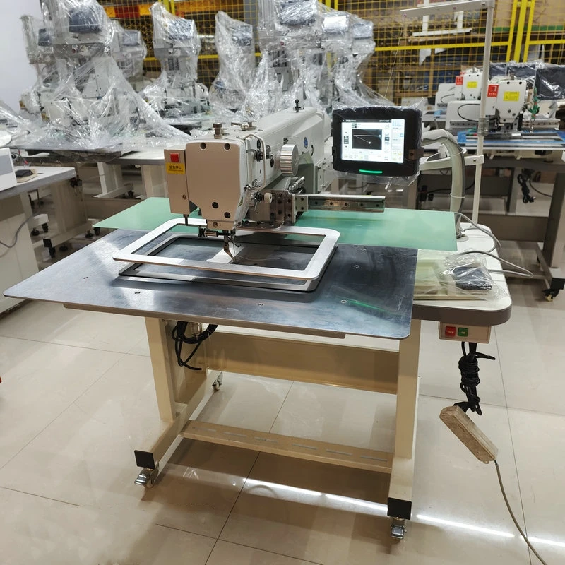 Computer Pattern Sewing Machine Footwear Luggage Bag Hat Sewing Leather Automatic Programmable Pattern Sewing Machine