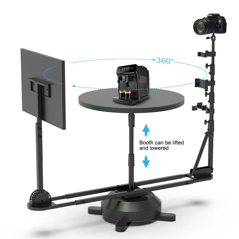 Product photography service photography equipment 360 panoramic photo booth