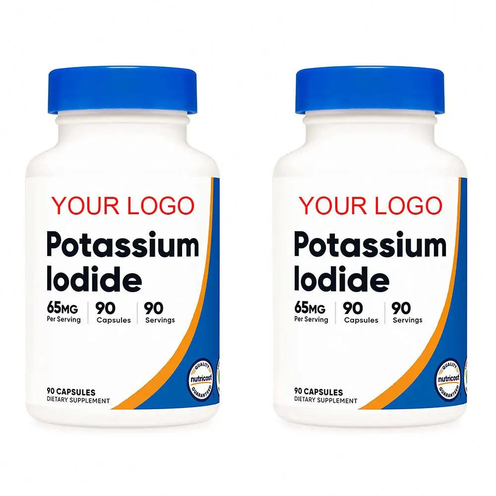 Private Label Customized Potassium Iodide Capsules Health Products Anti-radiation Vegetarian Natural Dietary Supplements