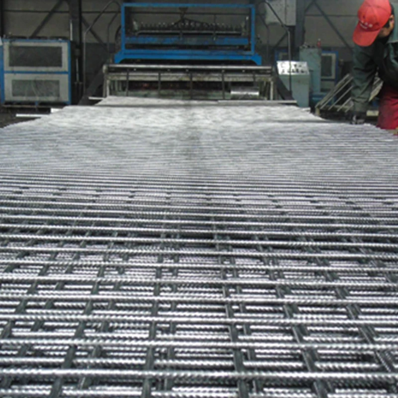 6mm 8mm 10mm Concrete Reinforcing Steel Rebar Mesh Ribbed Bar Welded Corrugated Concrete Wire Mesh Panel
